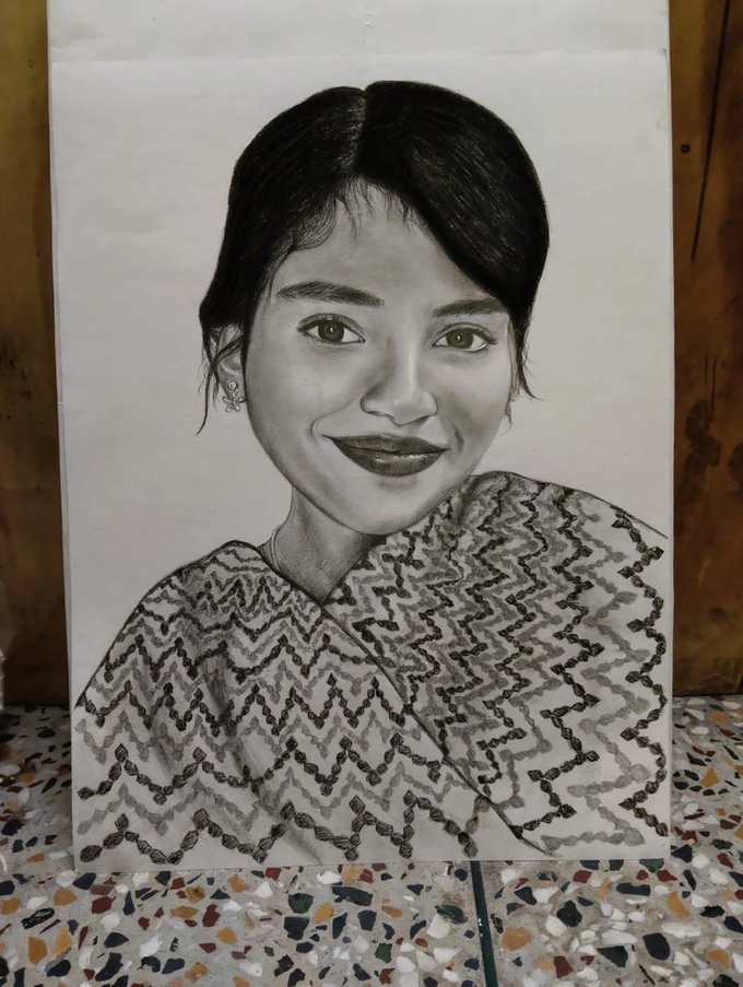 Hand Drawn Pencil Sketch