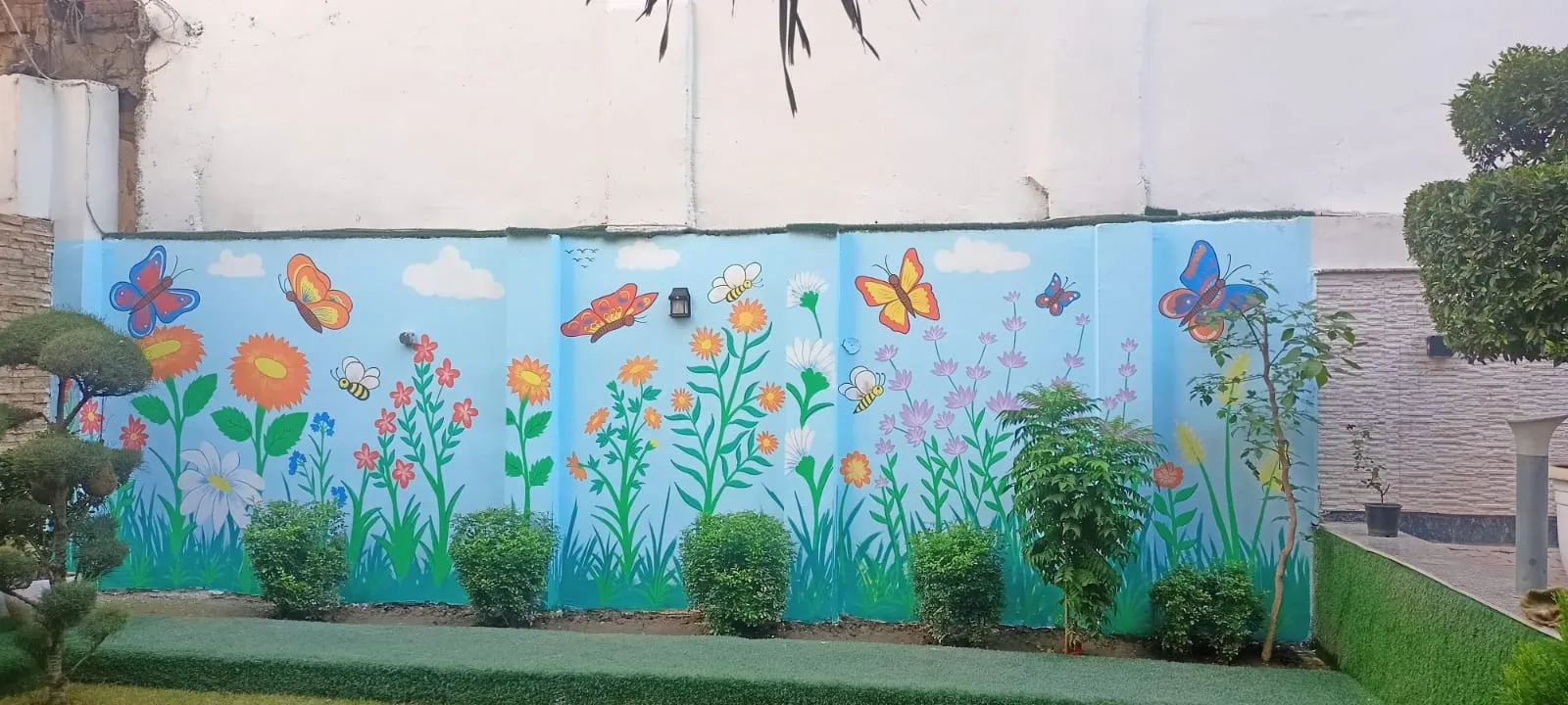 Park Wall Painting by Deepak in Delhi - park-outdoor-wall-painting-delhi-16.webp